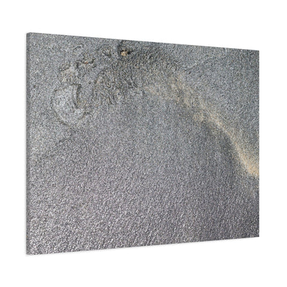 Ephemeral Whispers of Granite - Unique Frameless Canvas Wall Art - Art By Earth