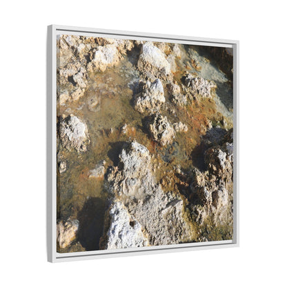 Stone Sea of Silence - Unique Stretched Canvas Wall Art