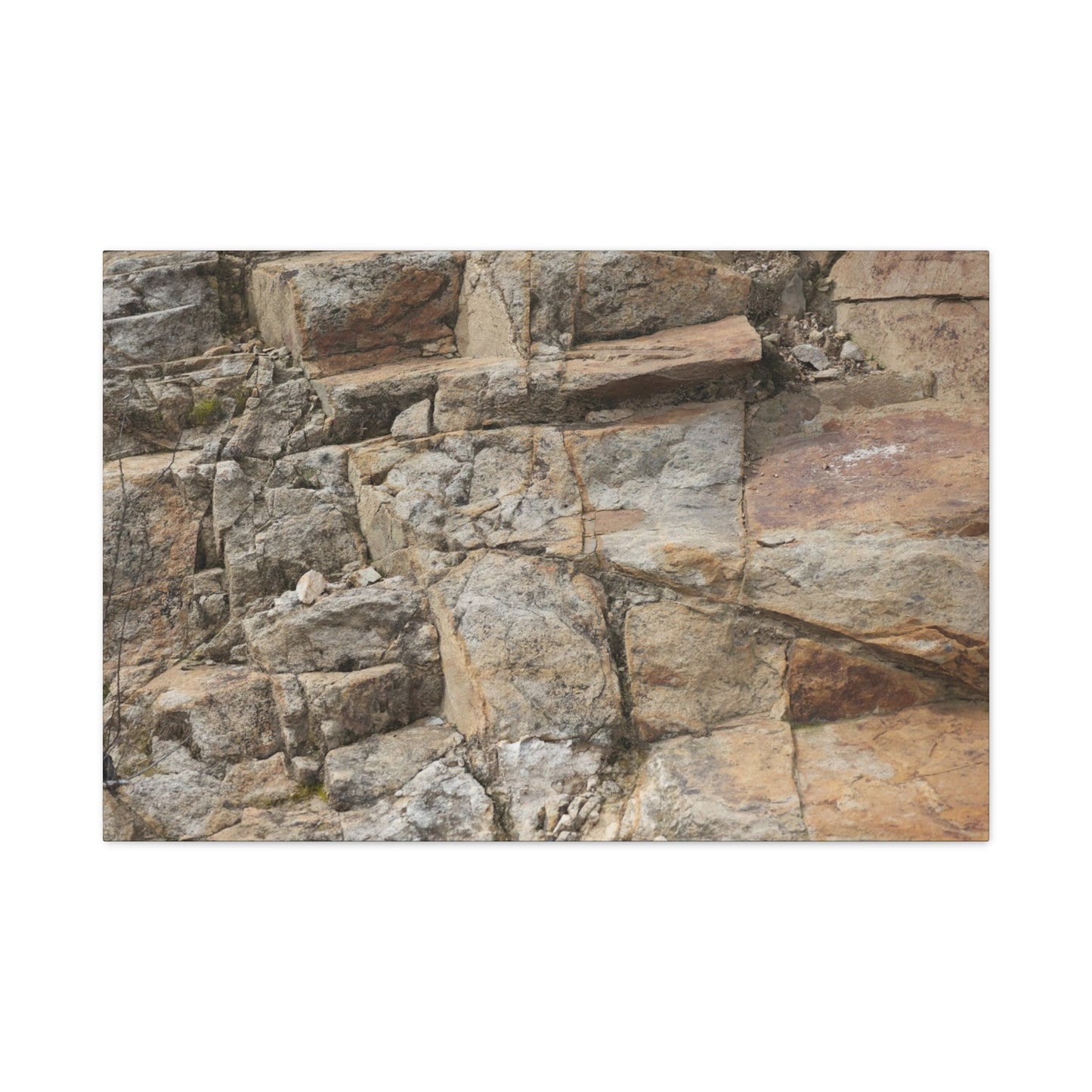 Stone Memories - Unique Frameless Canvas Wall Art - Art By Earth