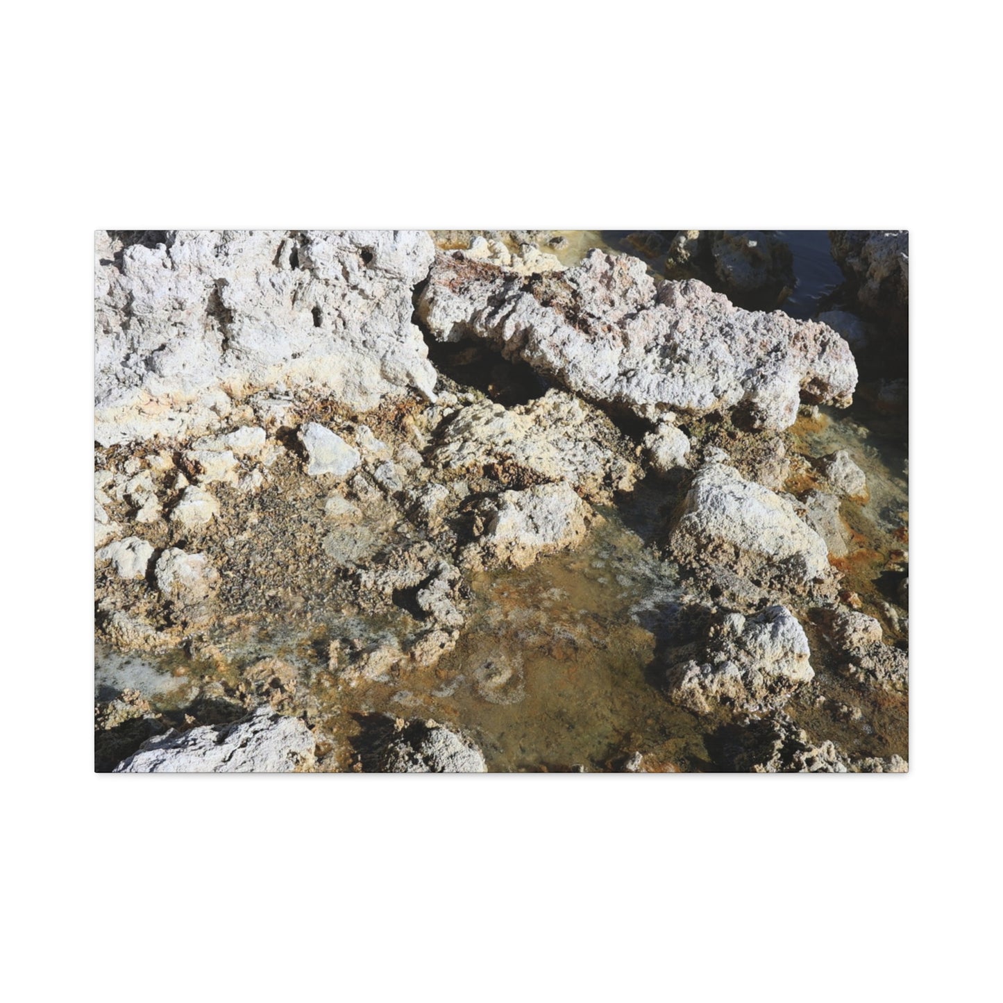 Weathered Stone Symphony - Unique Frameless Canvas Wall Art