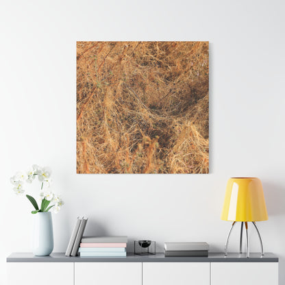 Dried Grasses - Unique Frameless Canvas Wall Art - Art By Earth