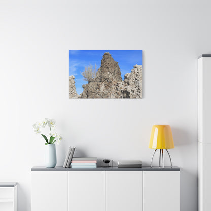 Towering Sentinels of Stone - Unique Frameless Canvas Wall Art