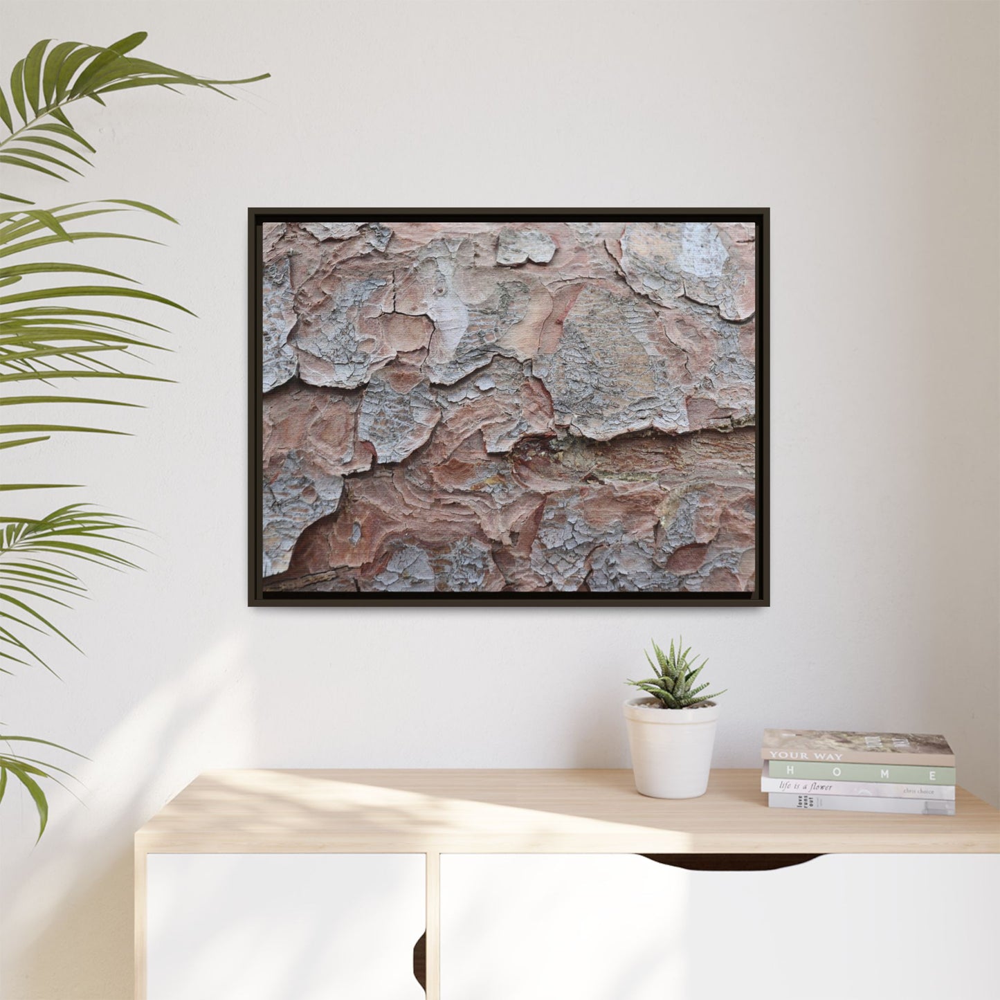 Flaking Serenity - Unique Stretched Canvas Wall Art - Art By Earth