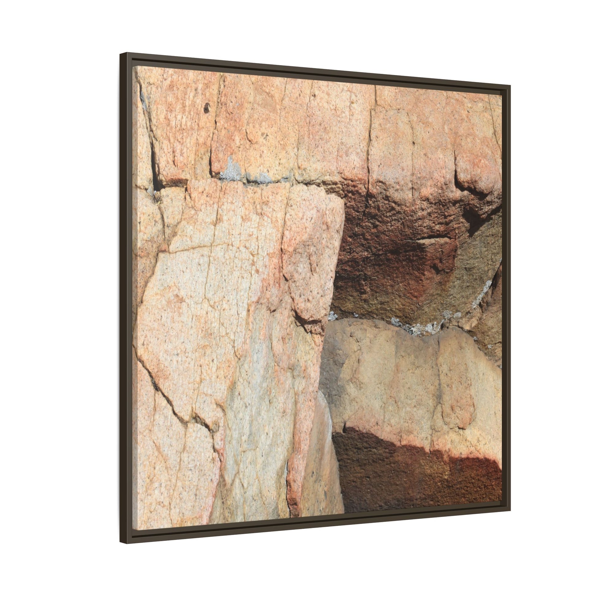 Fractured Stone - Unique Stretched Canvas Wall Art - Art By Earth