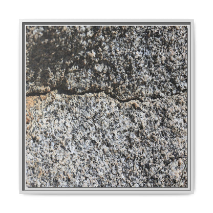 Weathered Stone Surface - Unique Stretched Canvas Wall Art