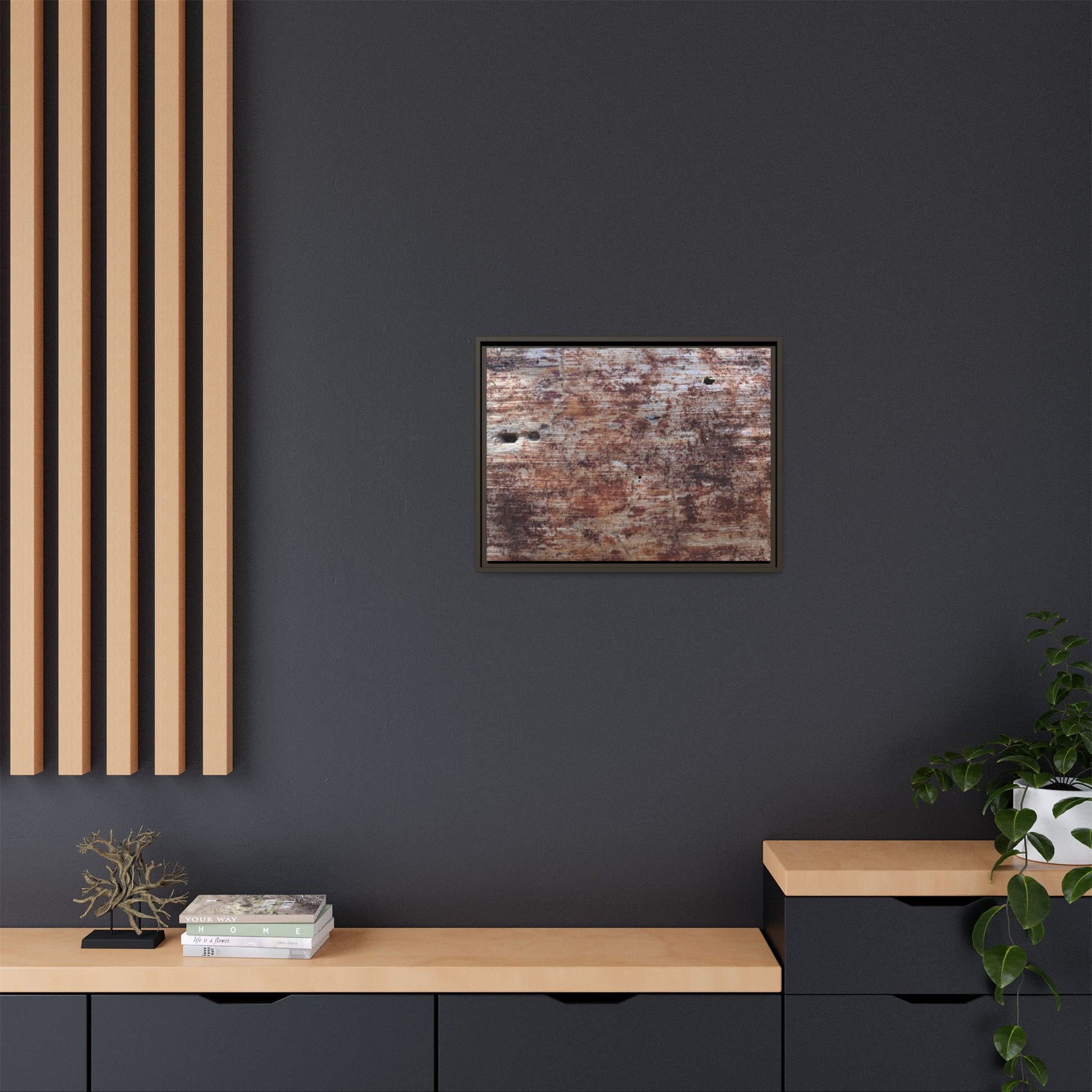 Rustic Textures - Unique Stretched Canvas Wall Art - Art By Earth
