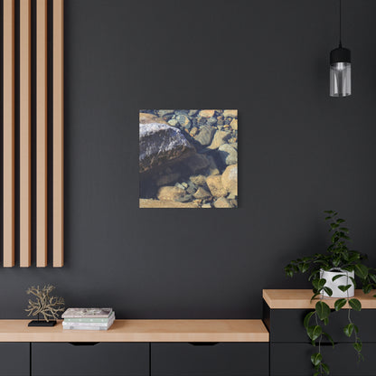 Lithic Symphony - Unique Frameless Canvas Wall Art