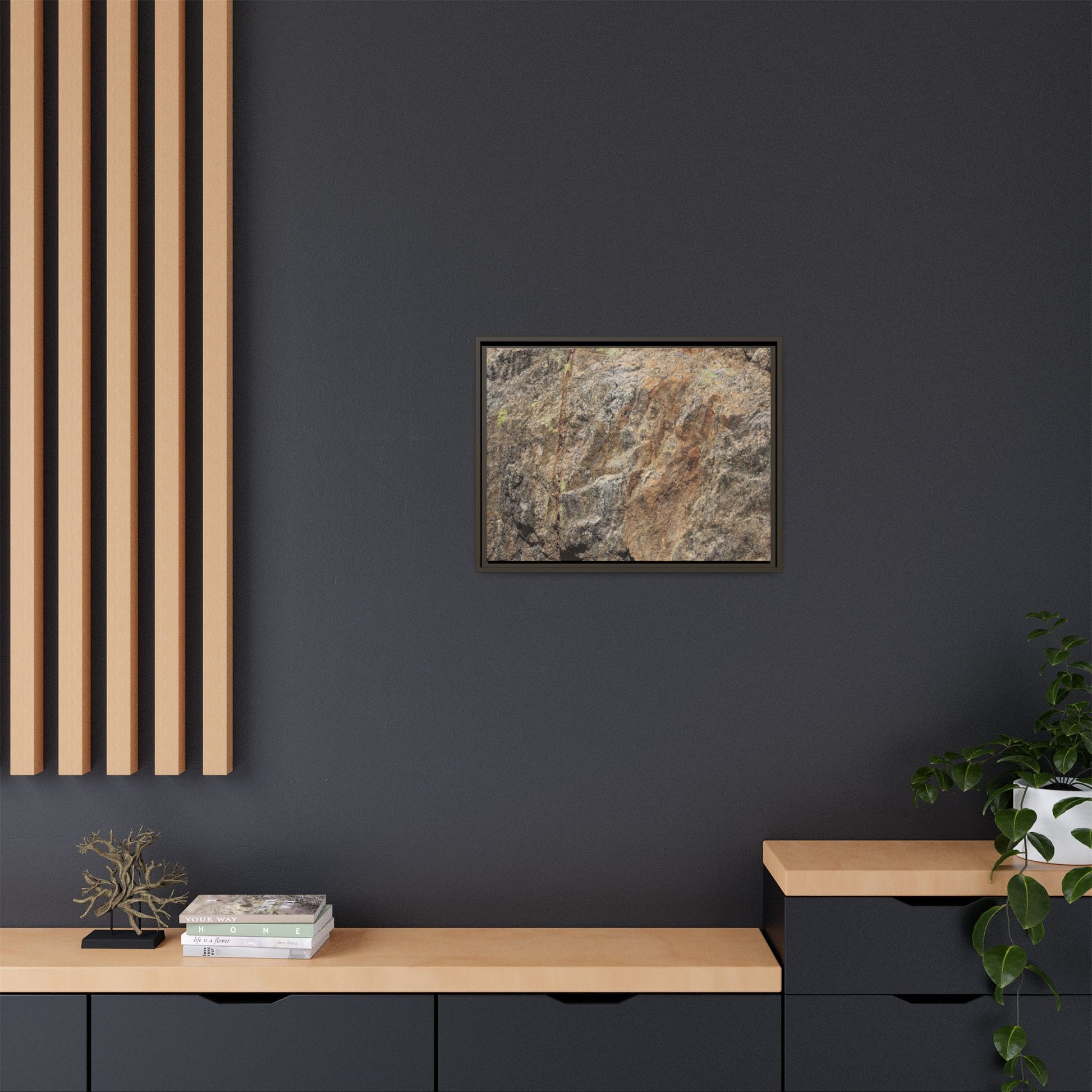 Weathered Rock Formation - Unique Stretched Canvas Wall Art - Art By Earth