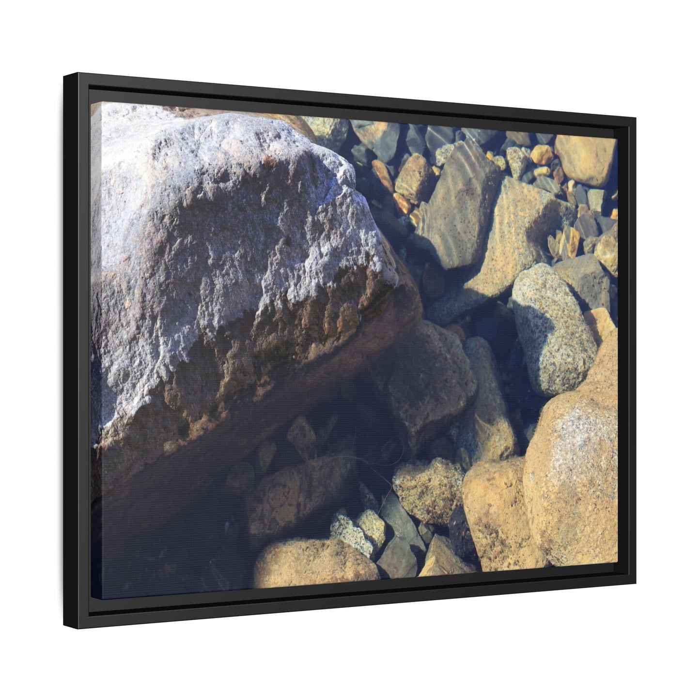 Stone Sanctuary - Unique Stretched Canvas Wall Art