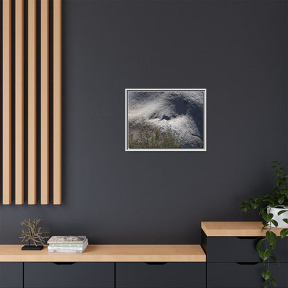 Weathered Boulder with Character - Unique Stretched Canvas Wall Art