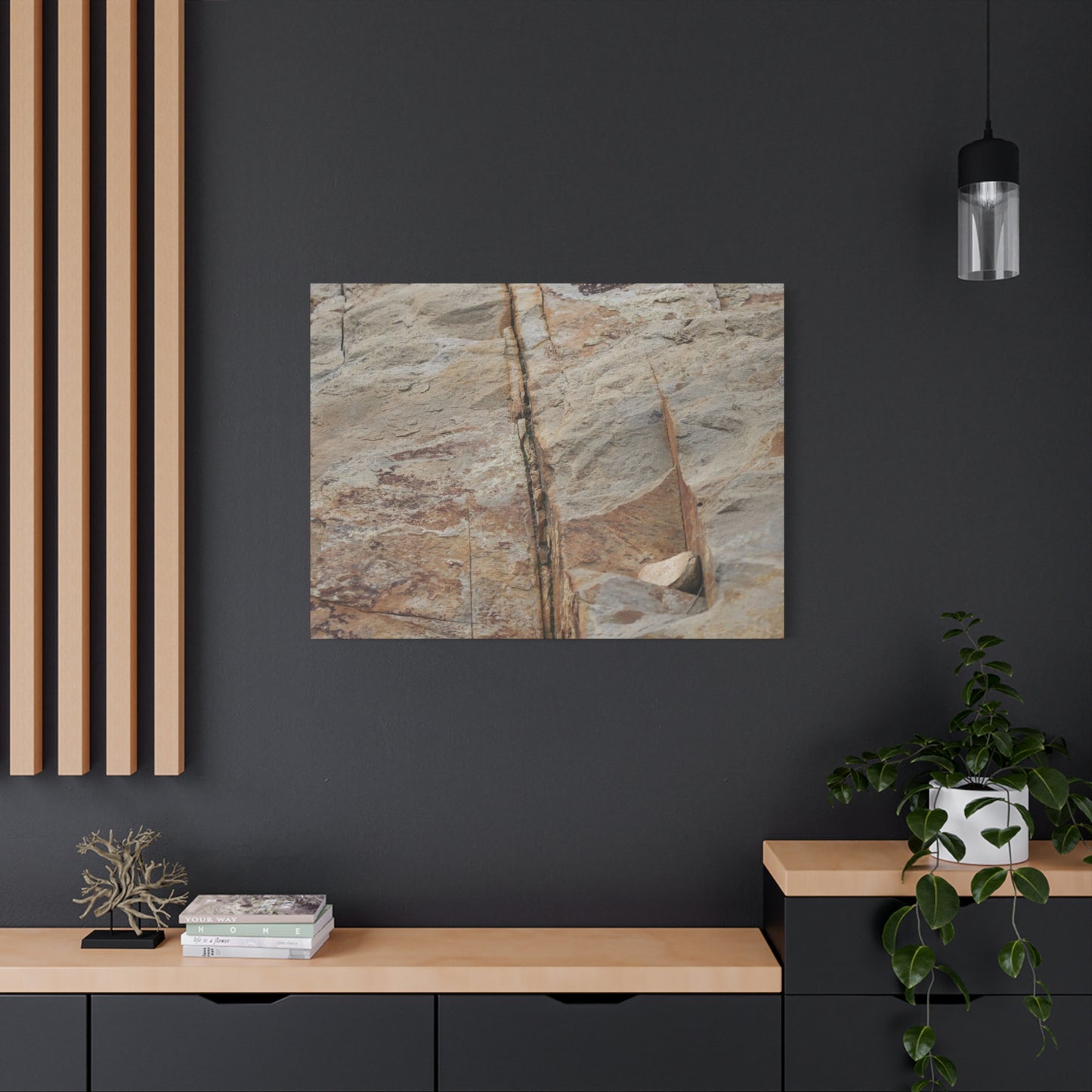 Cracked Canvas of Time - Unique Frameless Canvas Wall Art - Art By Earth