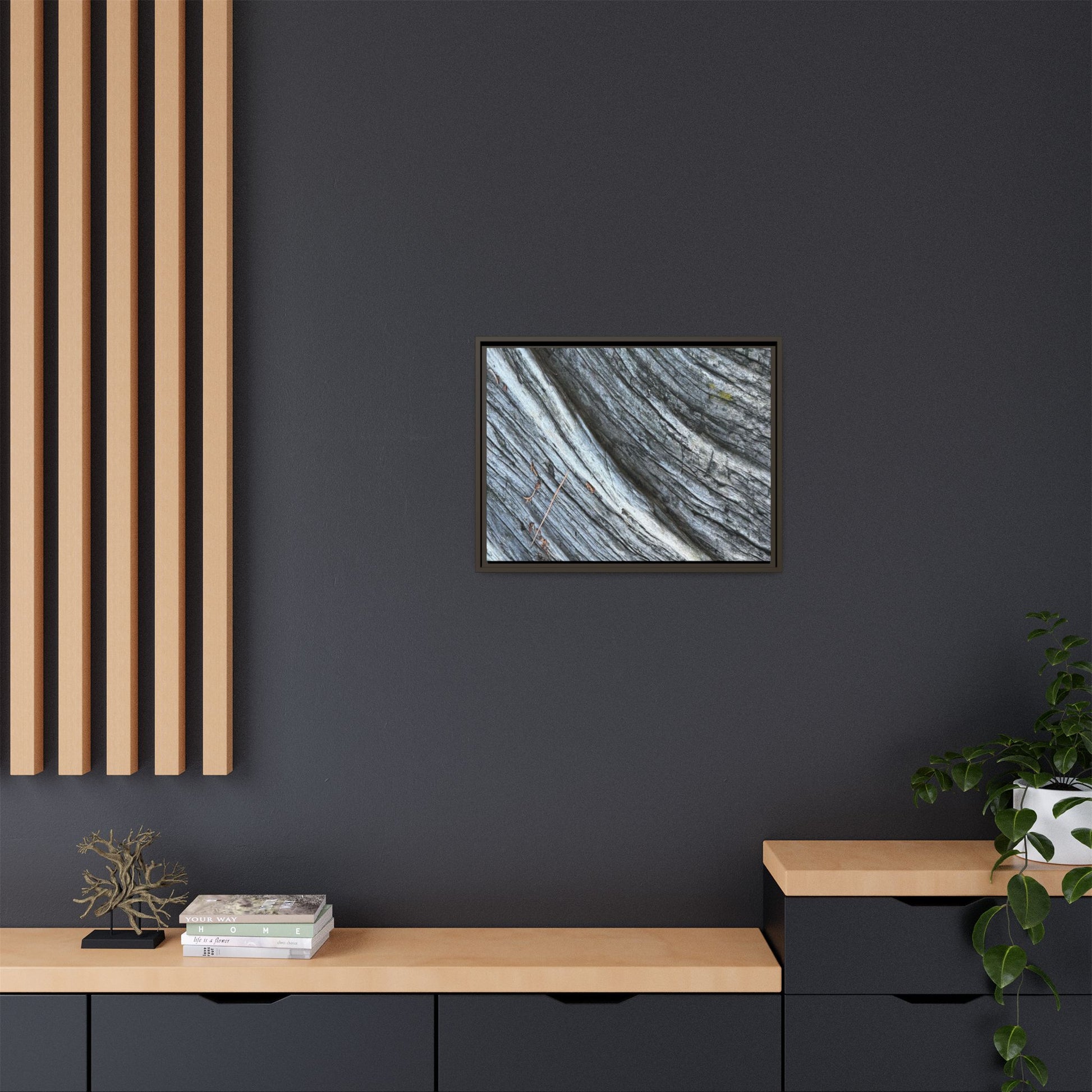 Time's Carved Path - Unique Stretched Canvas Wall Art - Art By Earth