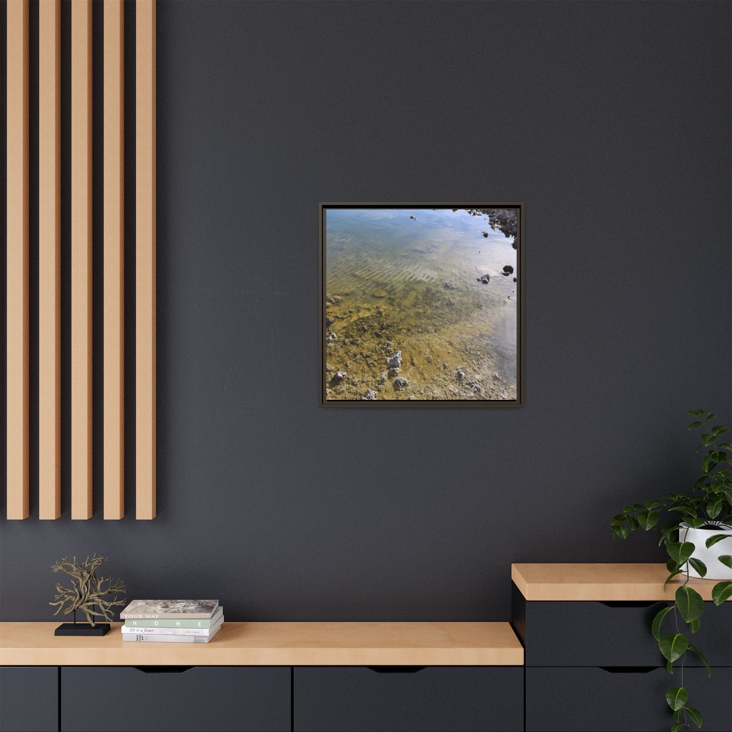 Ripples of Stone - Unique Stretched Canvas Wall Art