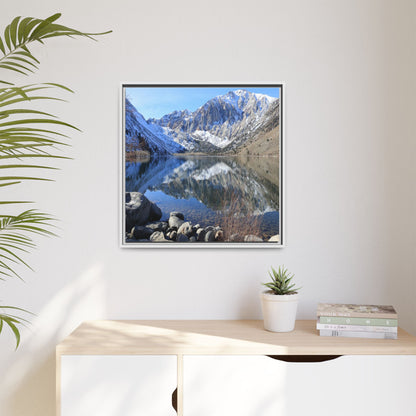 Reflections of Stillness - Unique Stretched Canvas Wall Art