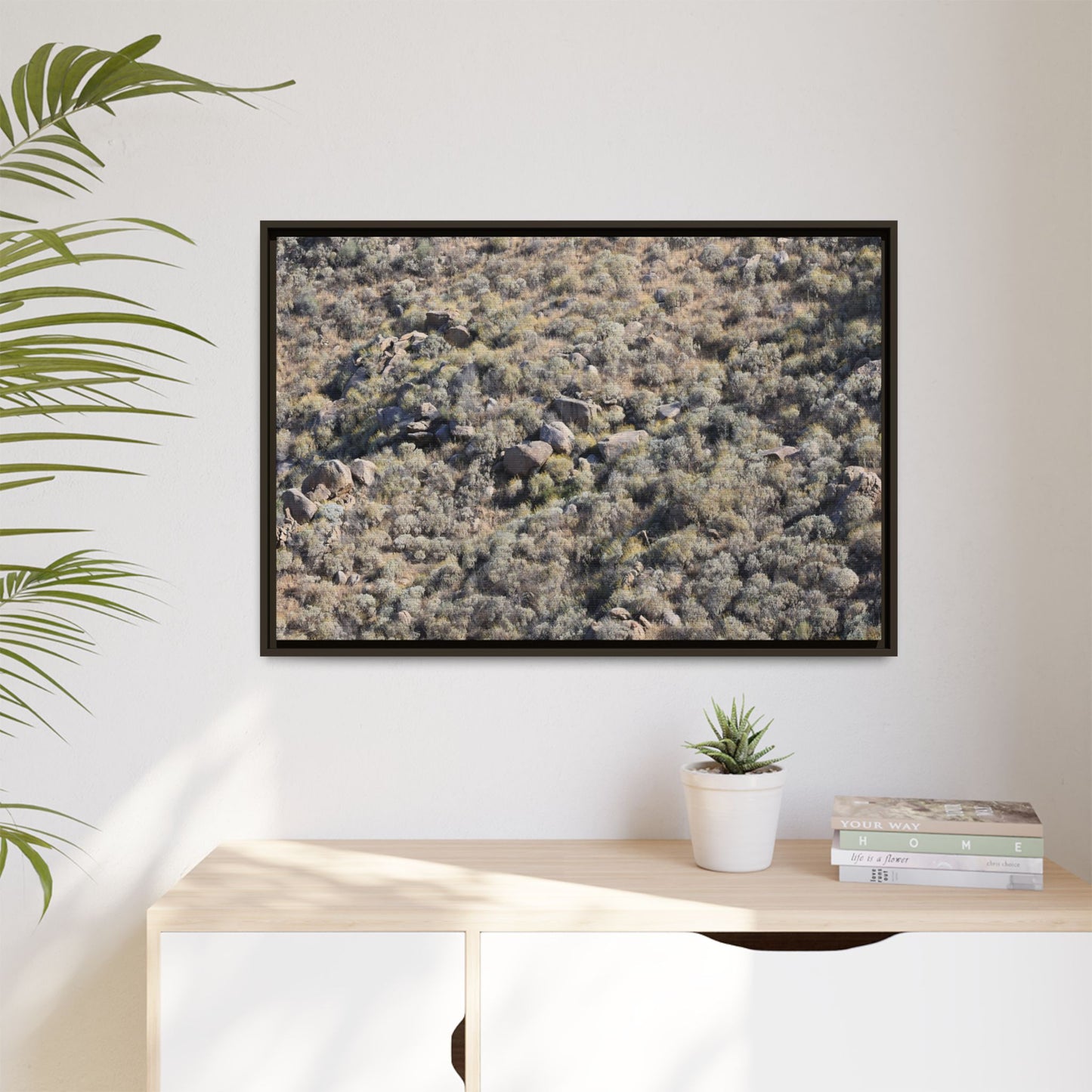 Arid Terrain Study - Unique Stretched Canvas Wall Art - Art By Earth