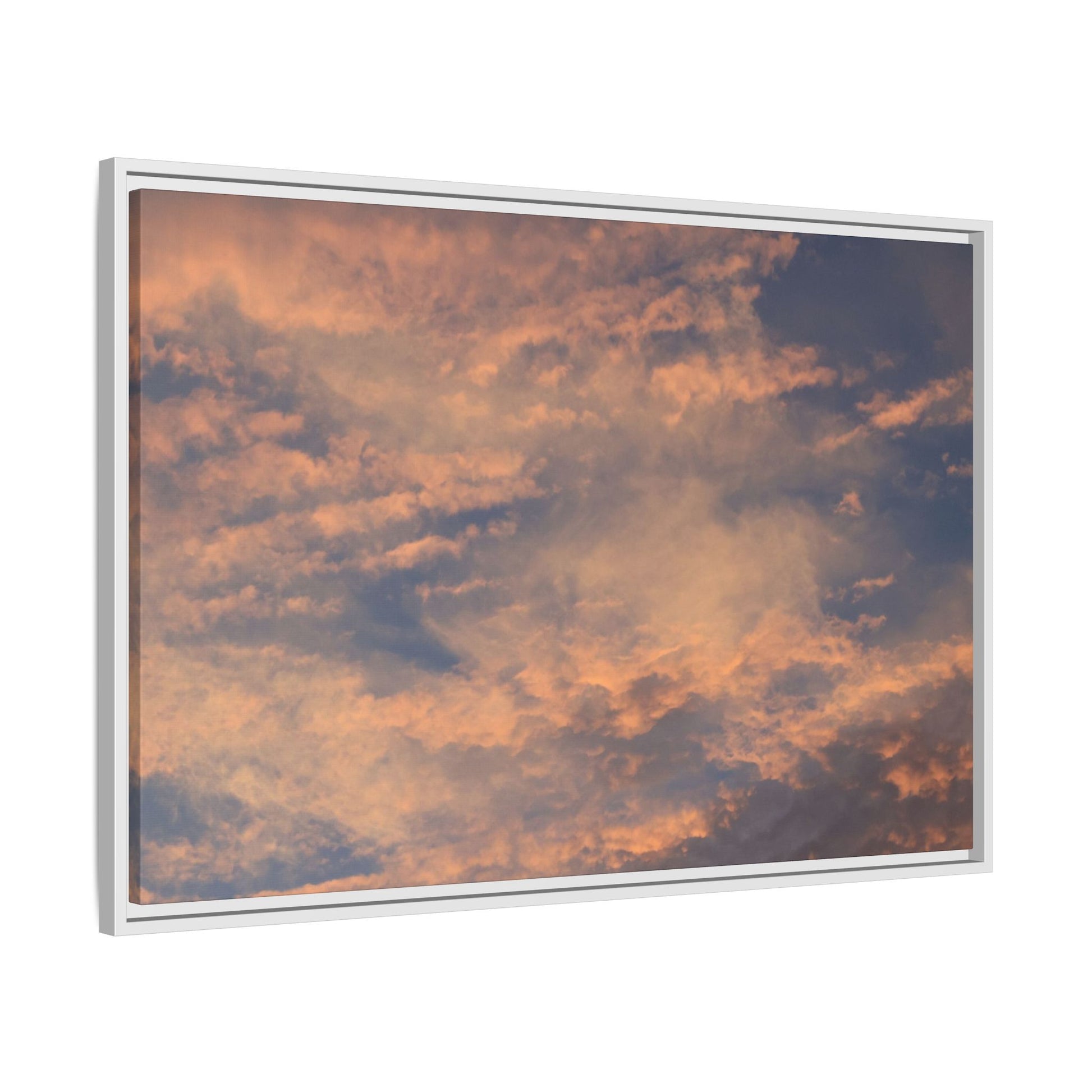 Sunset's Ethereal Canvas - Unique Stretched Canvas Wall Art - Art By Earth