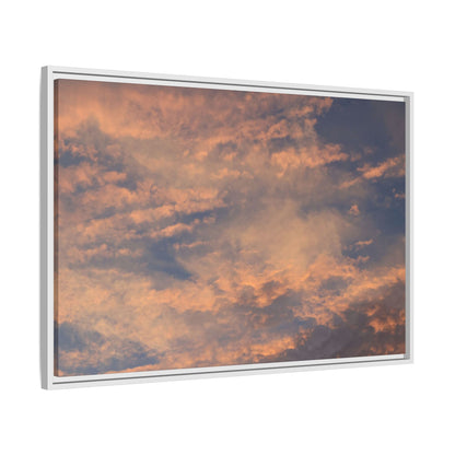 Sunset's Ethereal Canvas - Unique Stretched Canvas Wall Art - Art By Earth