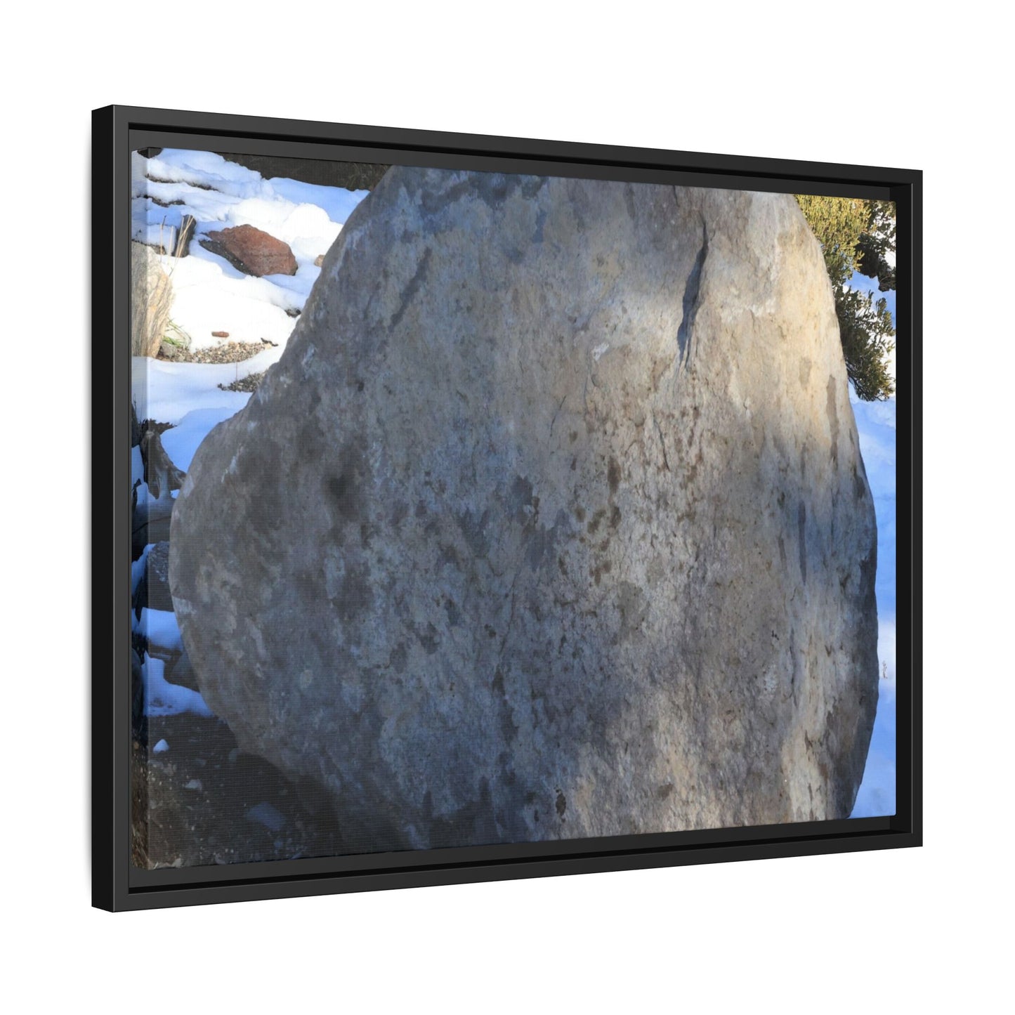 Glacial Solitude - Unique Stretched Canvas Wall Art