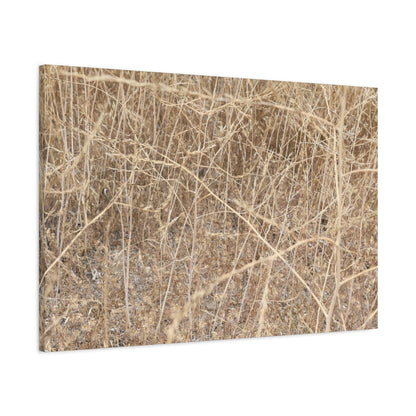 Dry Echoes - Unique Frameless Canvas Wall Art - Art By Earth