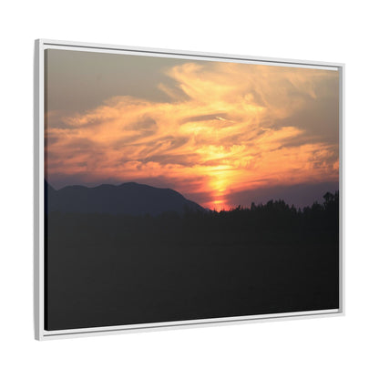 Gilded Horizon - Unique Stretched Canvas Wall Art - Art By Earth