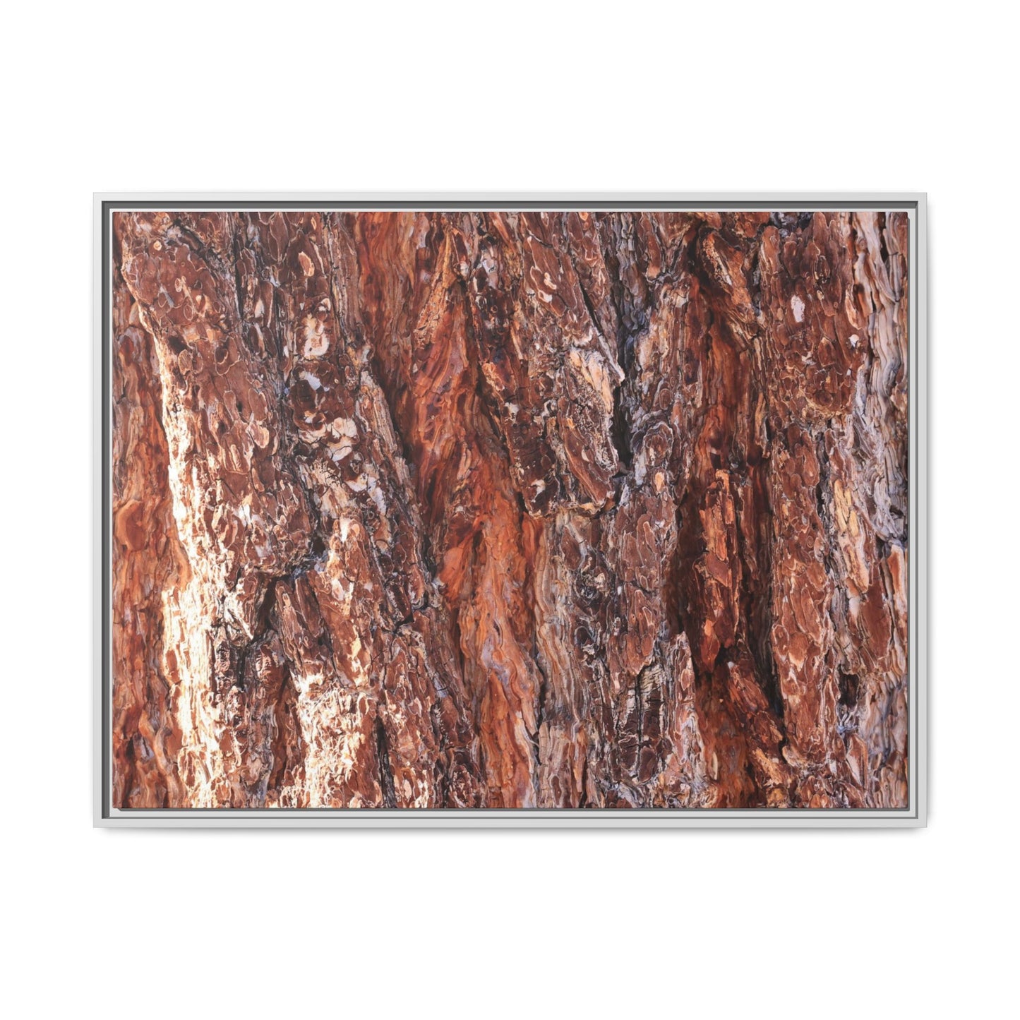 Wooden Mosaic - Unique Stretched Canvas Wall Art