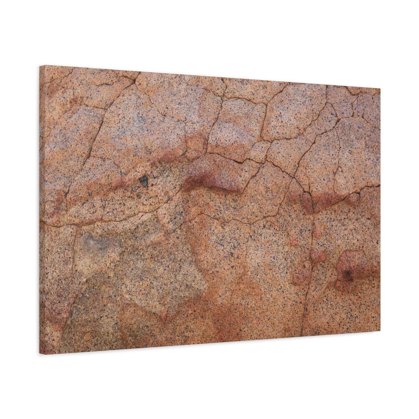 Cracked Earth's Whisper - Unique Frameless Canvas Wall Art - Art By Earth