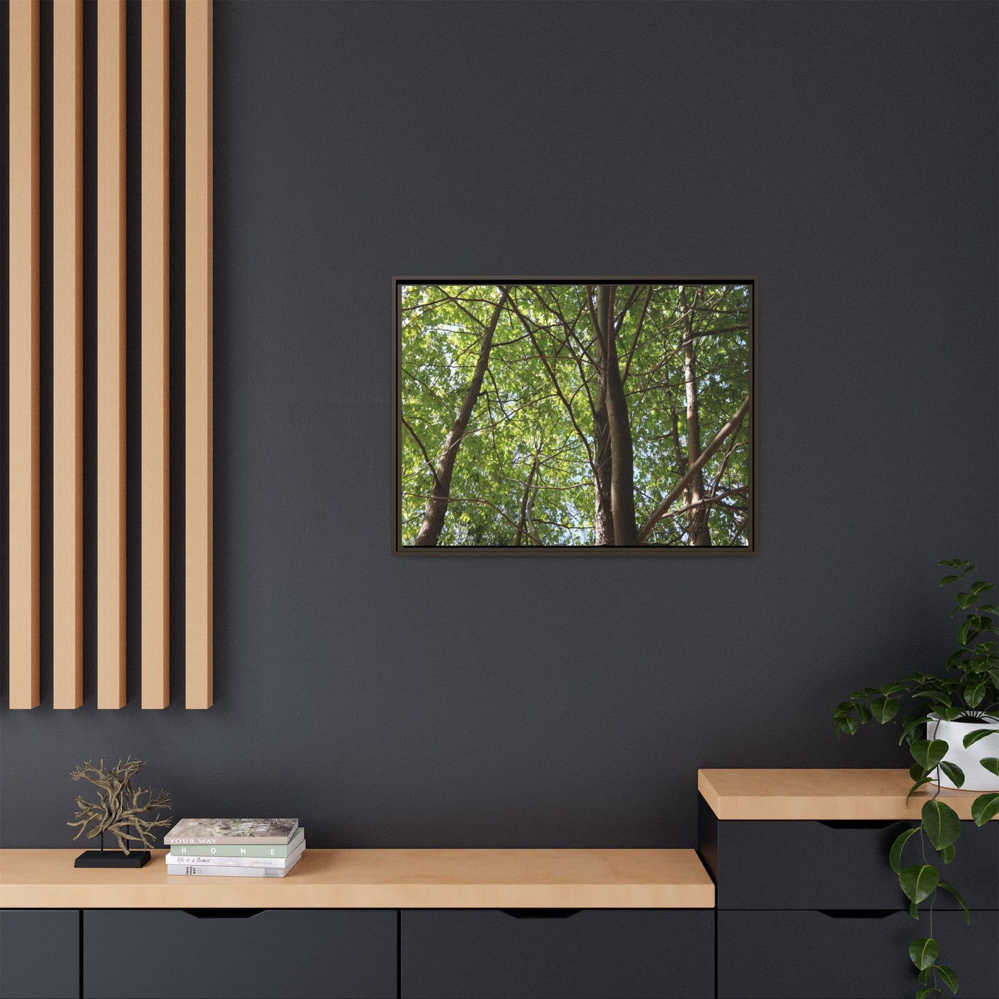 Forest Branches - Unique Stretched Canvas Wall Art