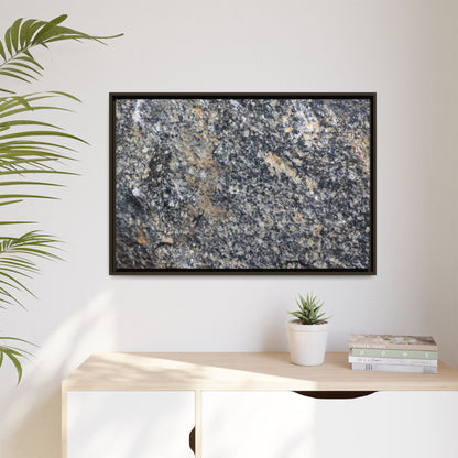 Crystalline Echoes - Unique Stretched Canvas Wall Art - Art By Earth