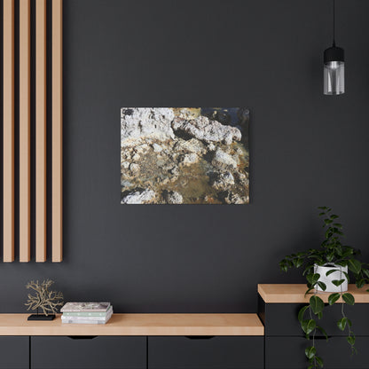 Weathered Stone Symphony - Unique Frameless Canvas Wall Art