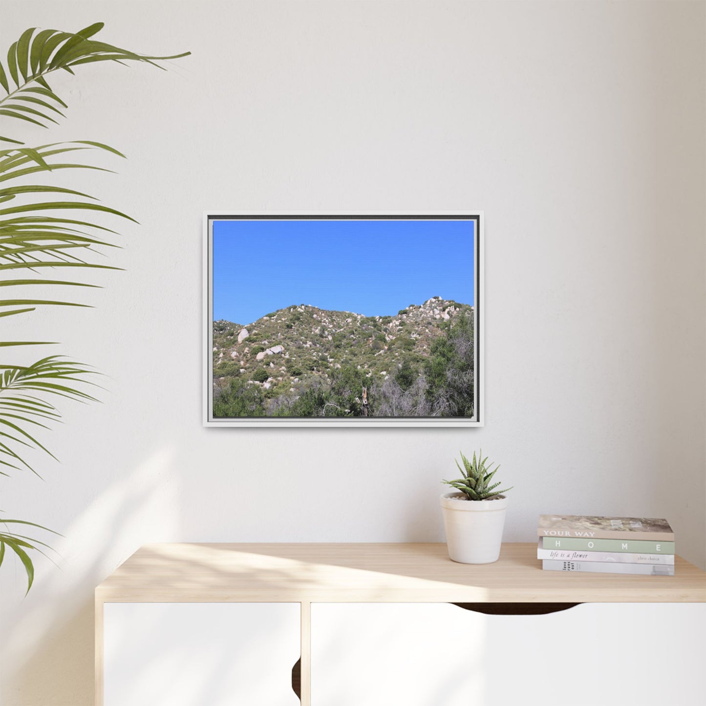 Sparse Vegetation - Unique Stretched Canvas Wall Art