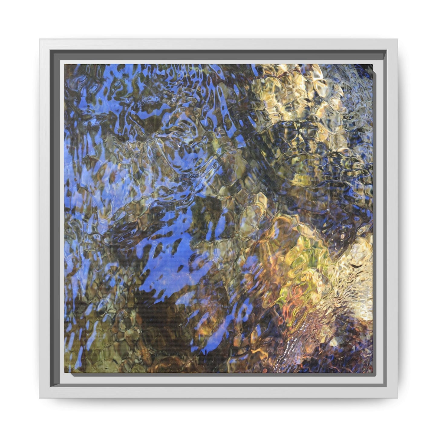 Aquatic Kaleidoscope - Unique Stretched Canvas Wall Art - Art By Earth