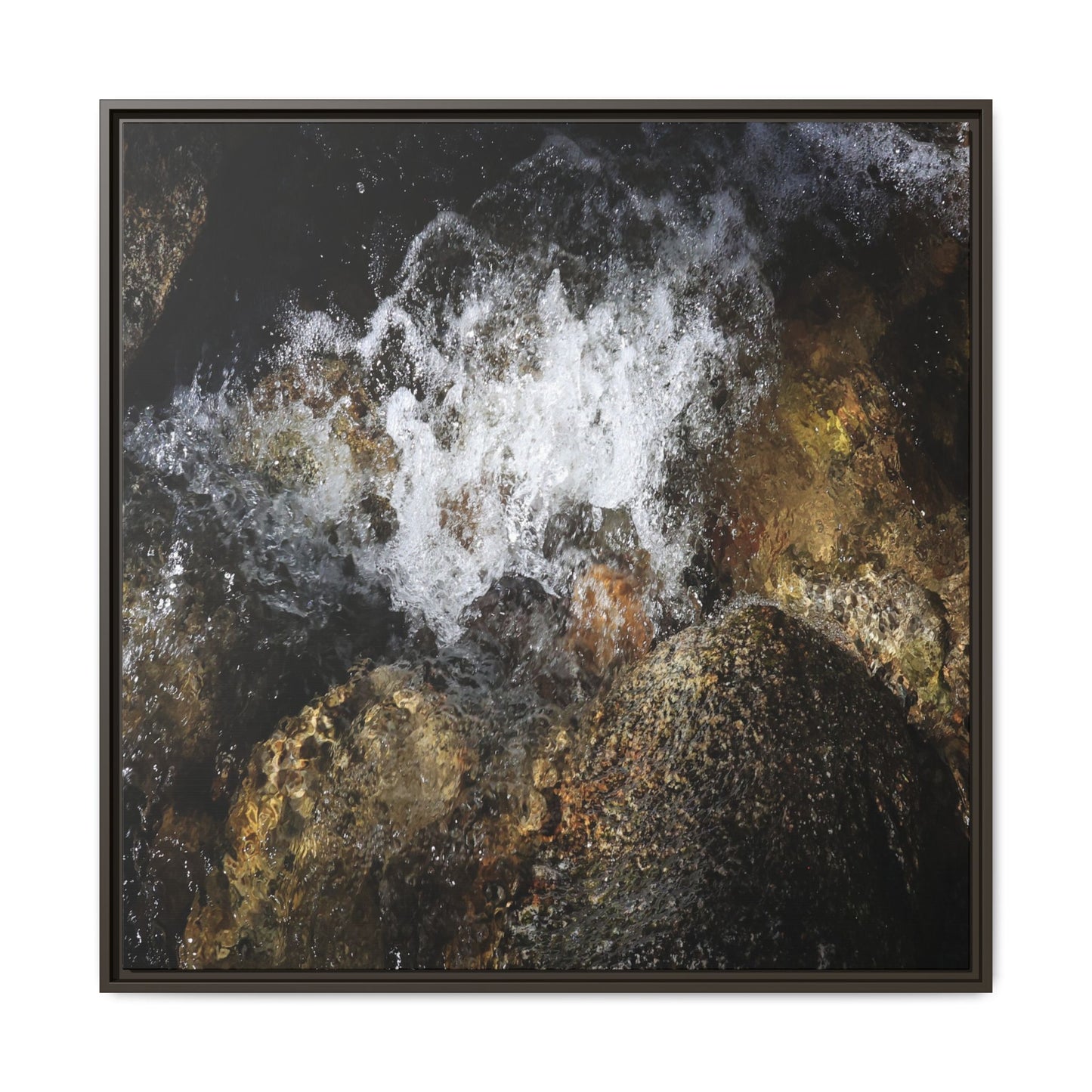 Cascading Momentum - Unique Stretched Canvas Wall Art - Art By Earth