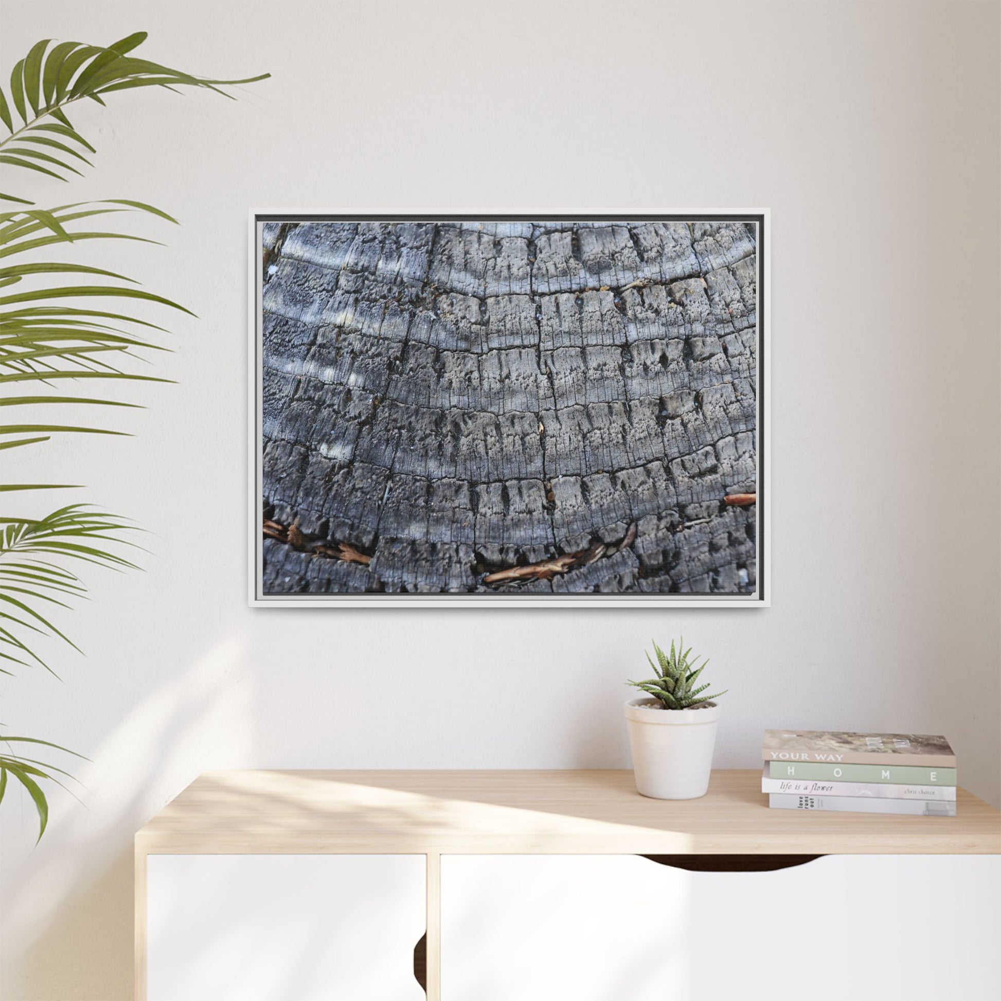 Charred Memories - Unique Stretched Canvas Wall Art - Art By Earth