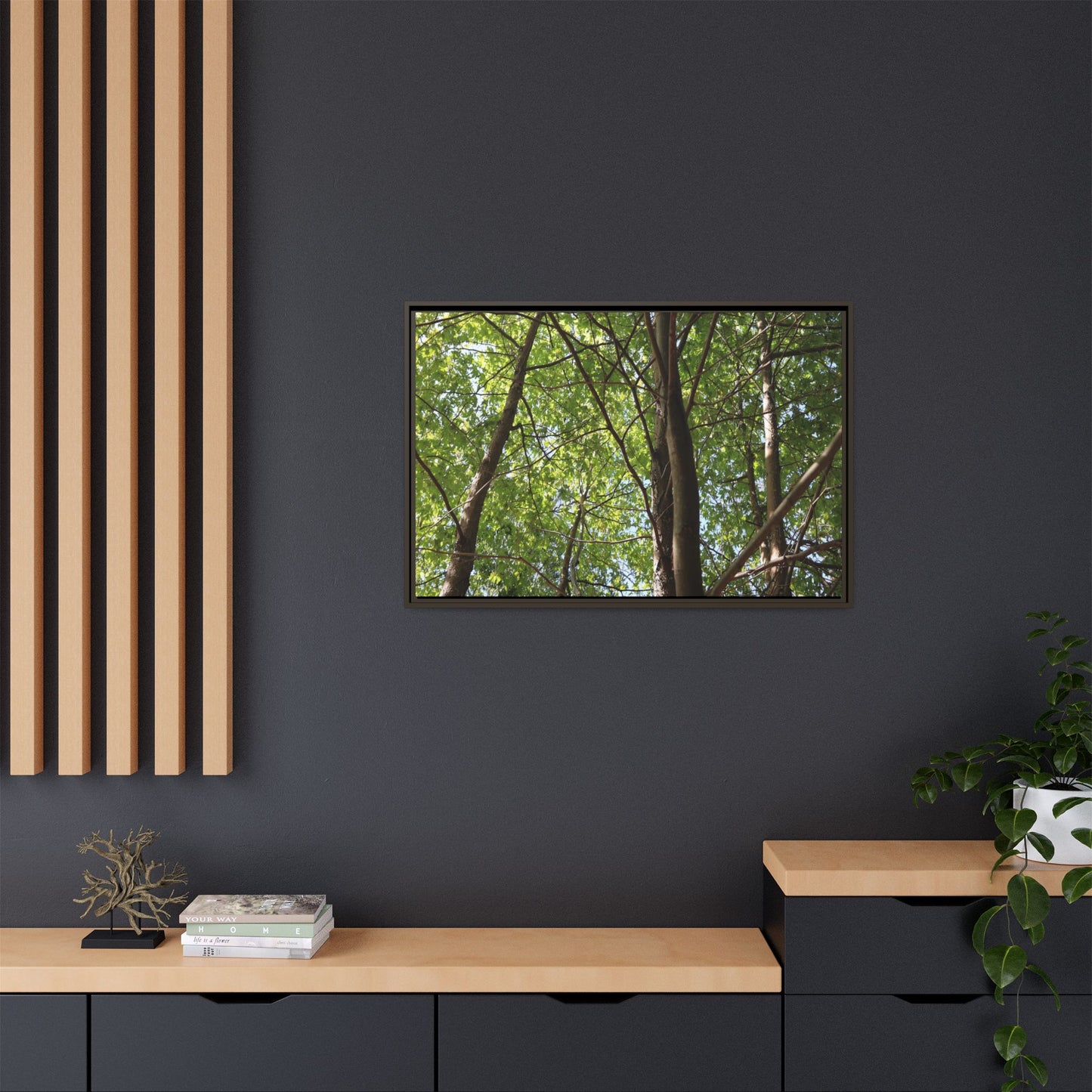 Forest Branches - Unique Stretched Canvas Wall Art