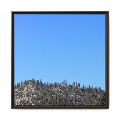 Blue Silence - Unique Stretched Canvas Wall Art