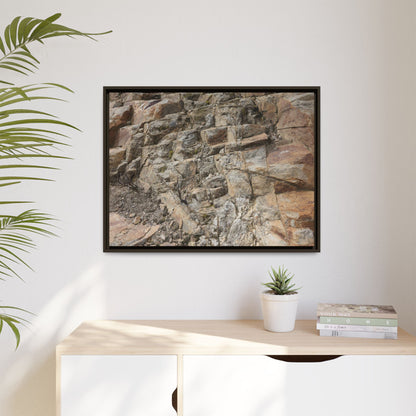 Stone's Silent Story - Unique Stretched Canvas Wall Art - Art By Earth
