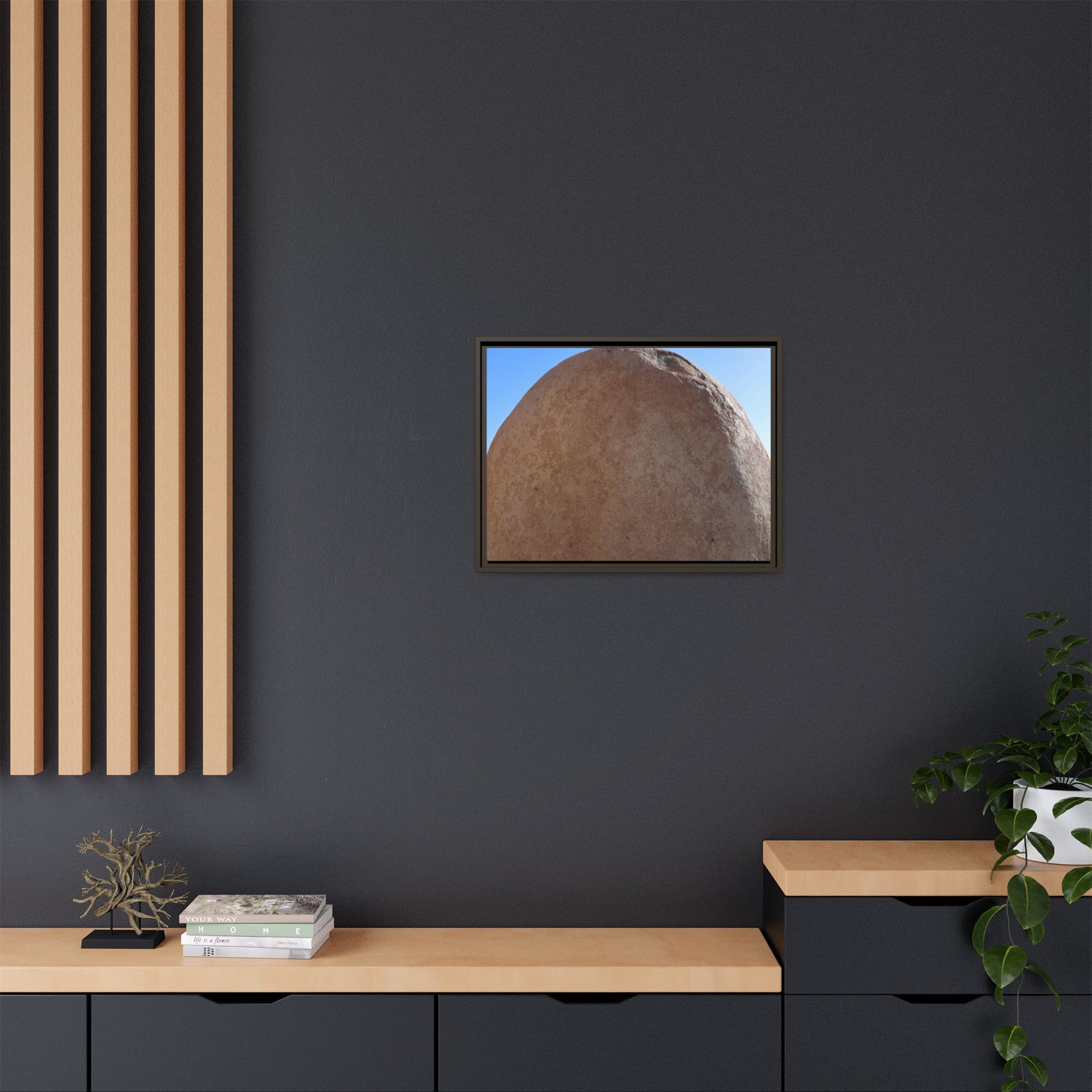 Stone Sphere - Unique Stretched Canvas Wall Art - Art By Earth