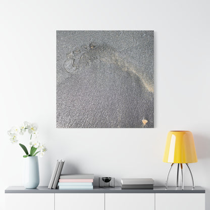 Ephemeral Whispers of Granite - Unique Frameless Canvas Wall Art - Art By Earth