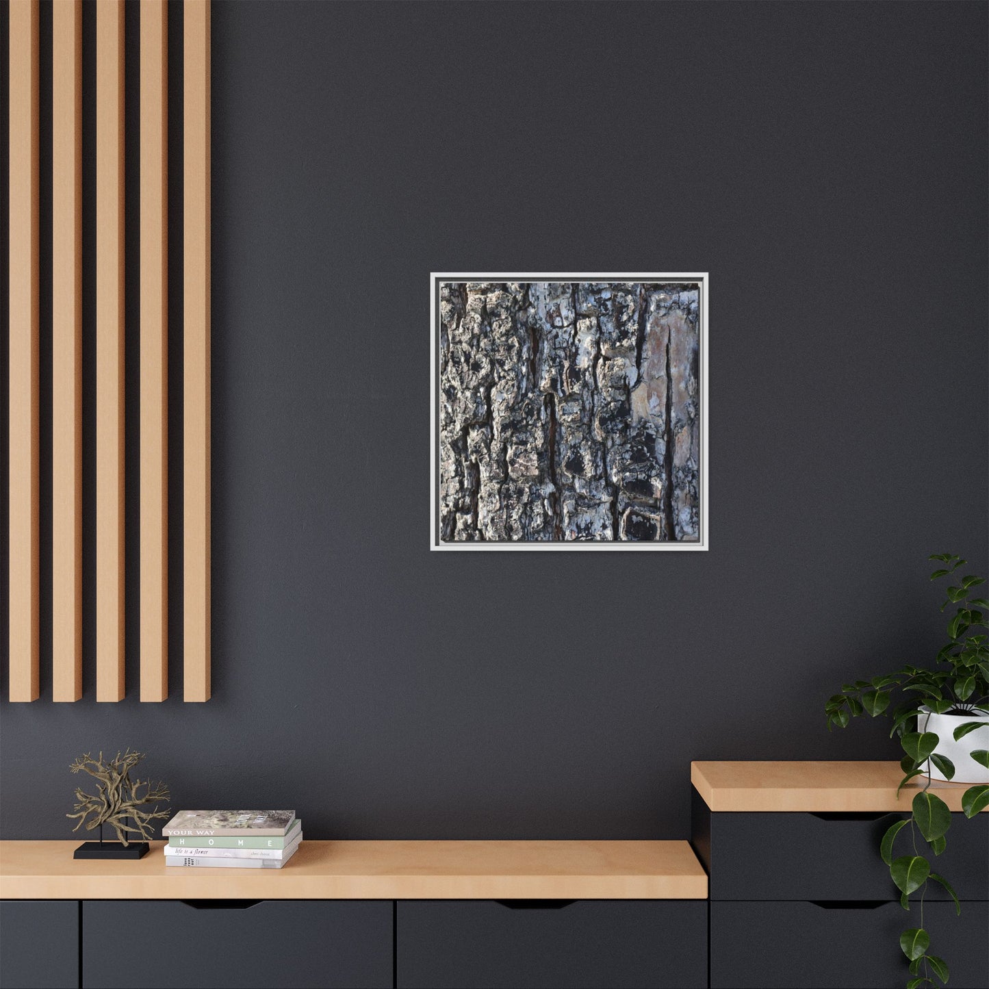 The Bark Chronicles - Unique Stretched Canvas Wall Art - Art By Earth